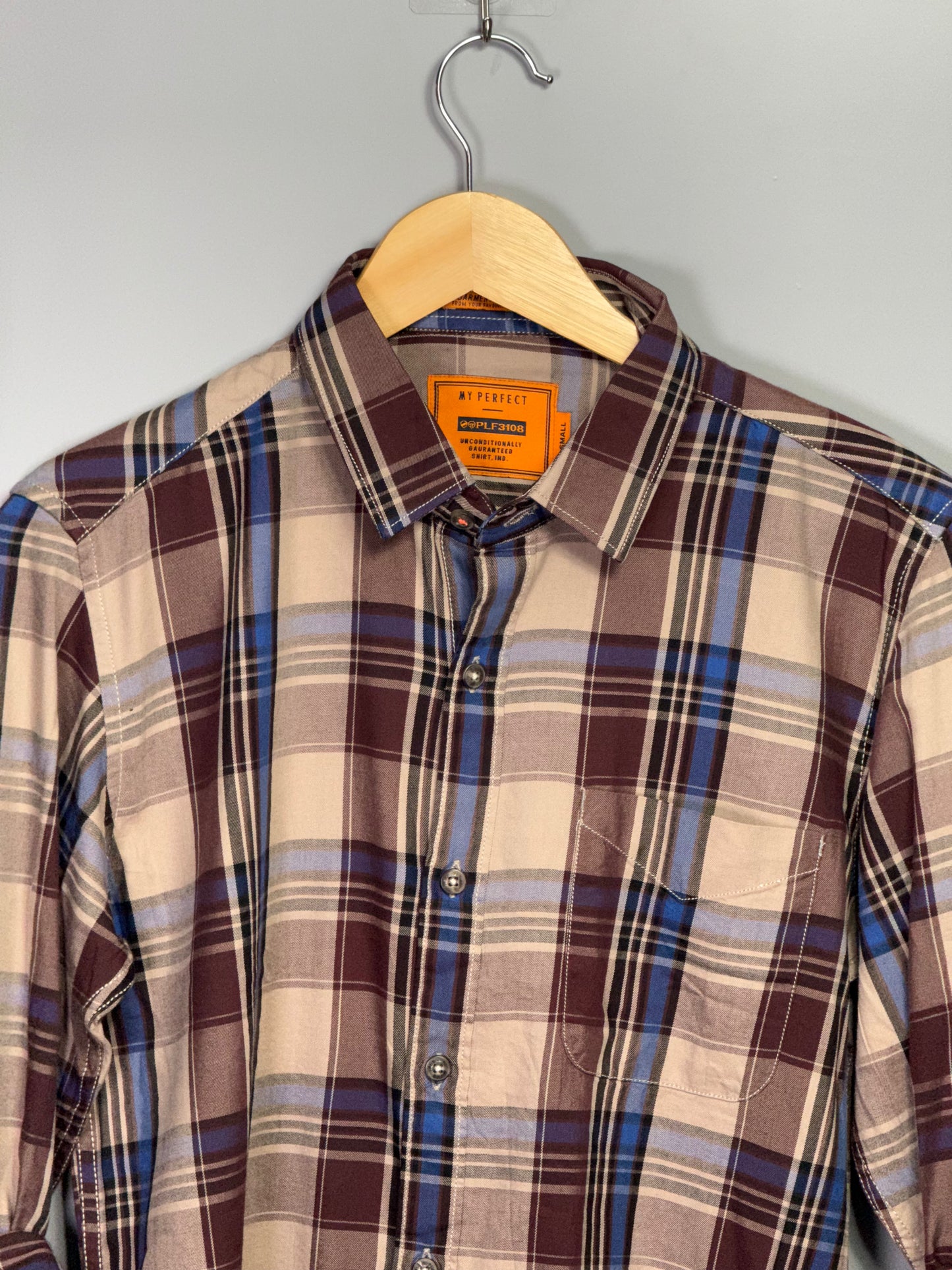 Men's Checked Full Sleeve Shirt