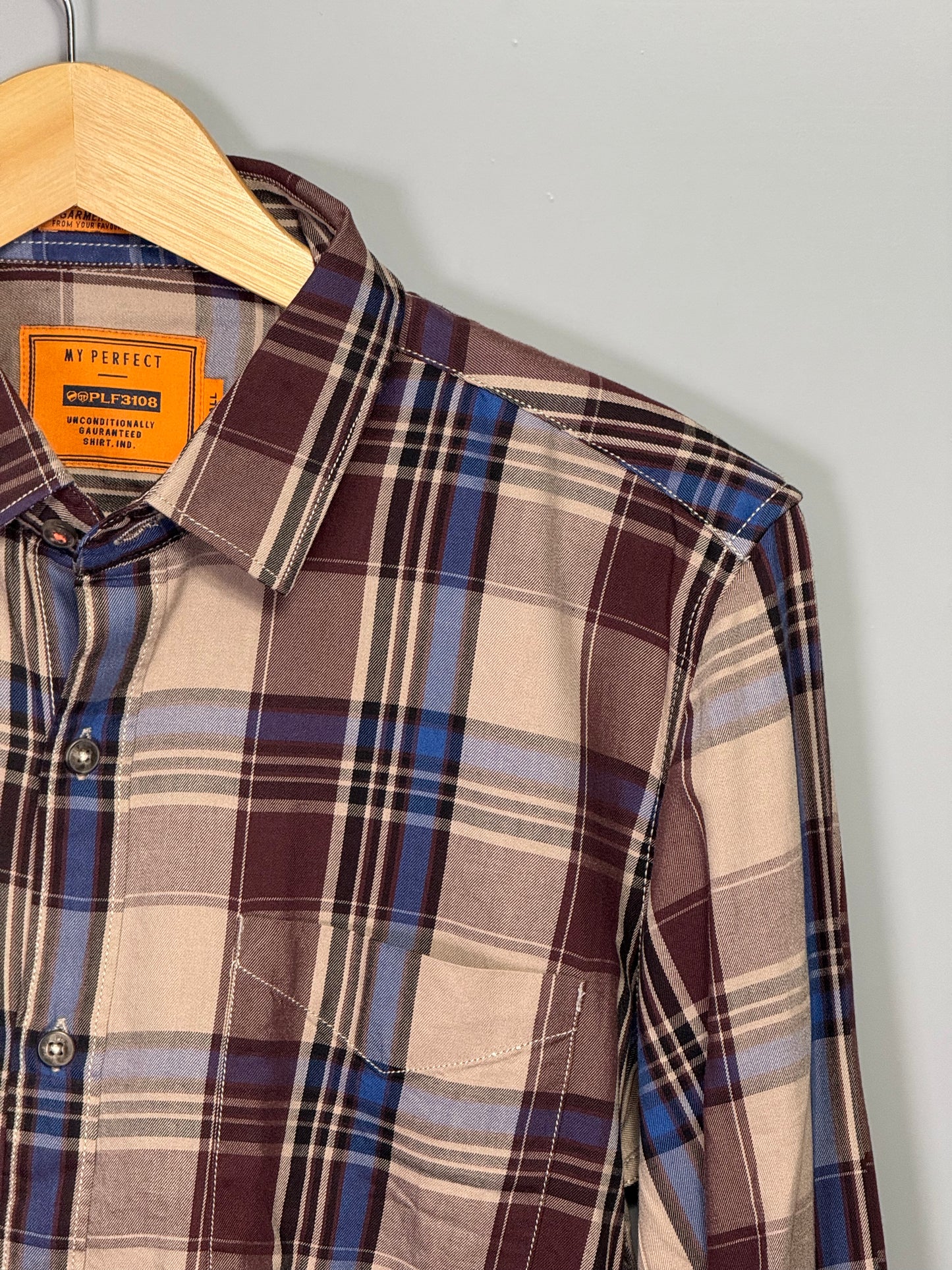 Men's Checked Full Sleeve Shirt