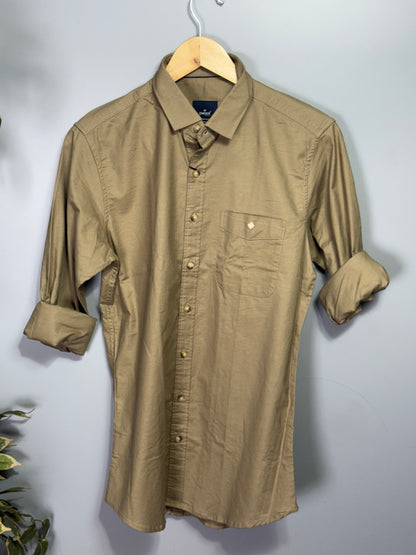 Men's Solid Full Sleeve Shirt