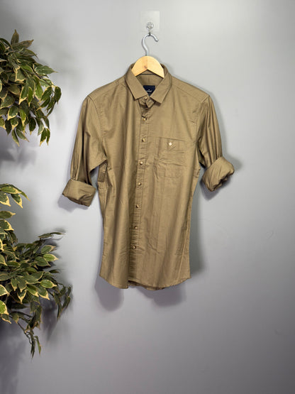 Men's Solid Full Sleeve Shirt