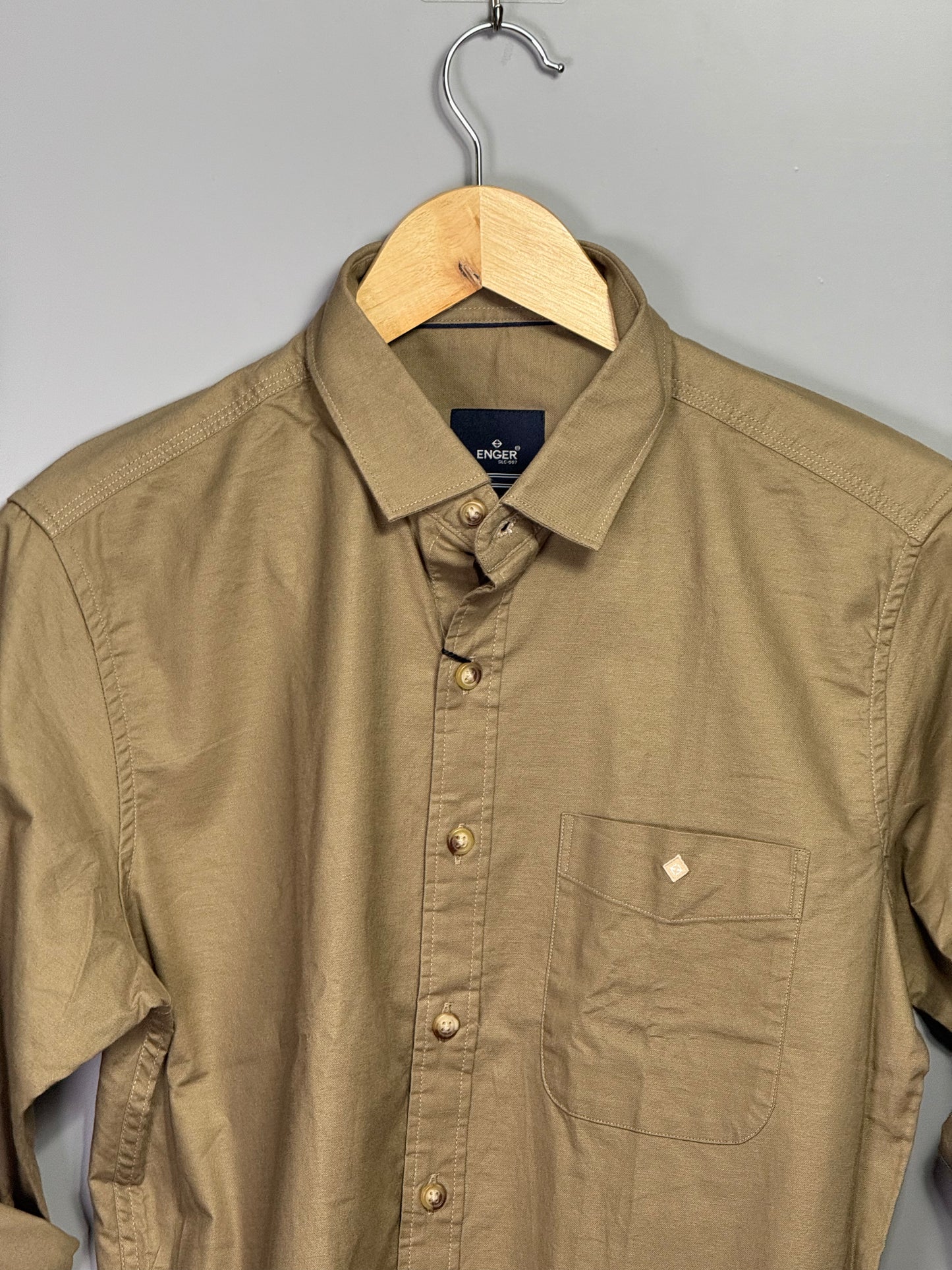 Men's Solid Full Sleeve Shirt