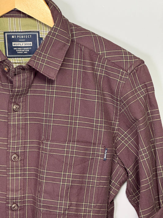 Men's Checked Full Sleeve Shirt