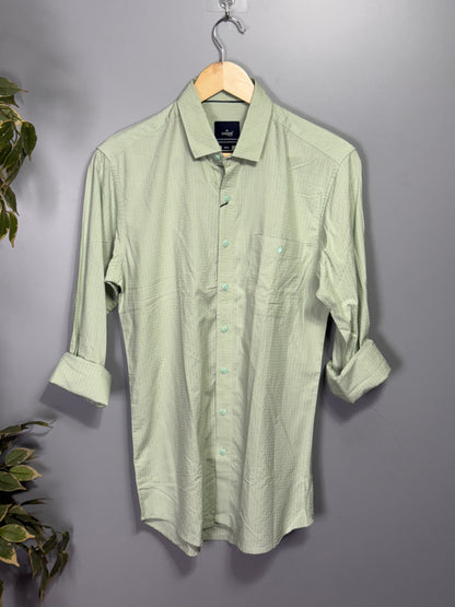 Men's Solid Full Sleeve Shirt