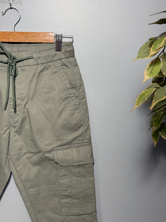 Men's Boulter Cotton Cargo Pant - Tea Green